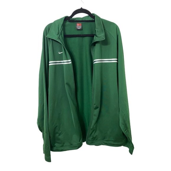Nike Swoosh Full Zip Green Jacket Size XXL - Picture 4 of 6